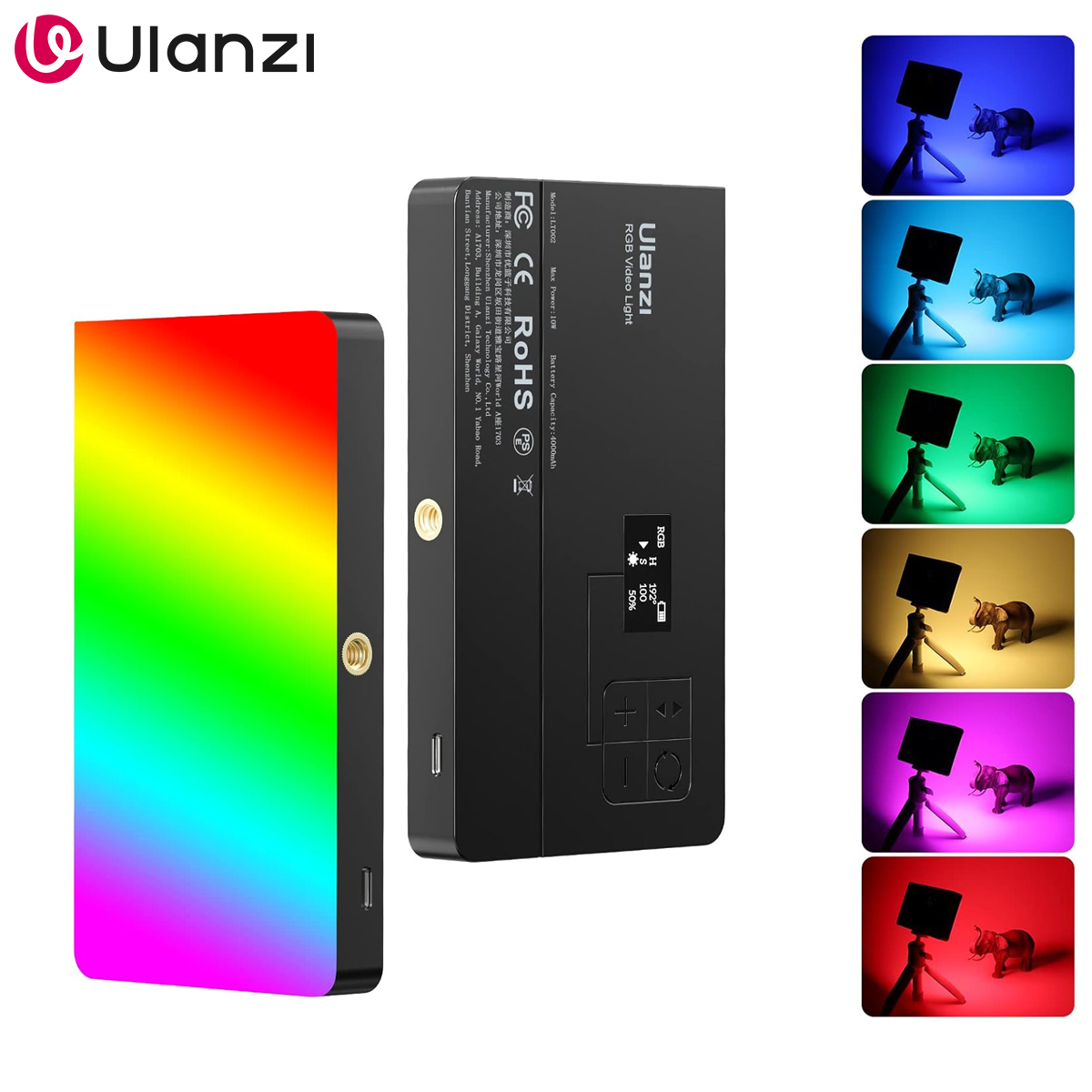 Video Led Light Panel - Luz de Video RGB ULANZI LT002,