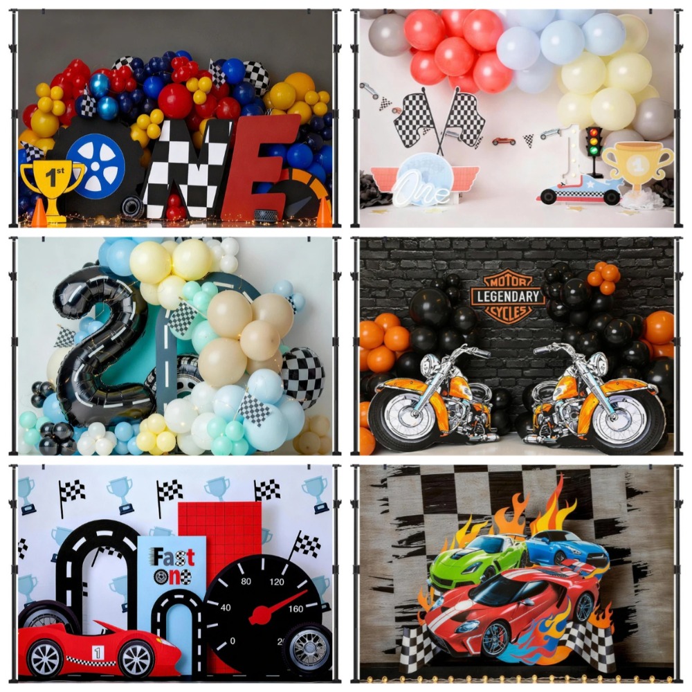 Photography Competition - Fondo Decorativo con Temática de Carreras