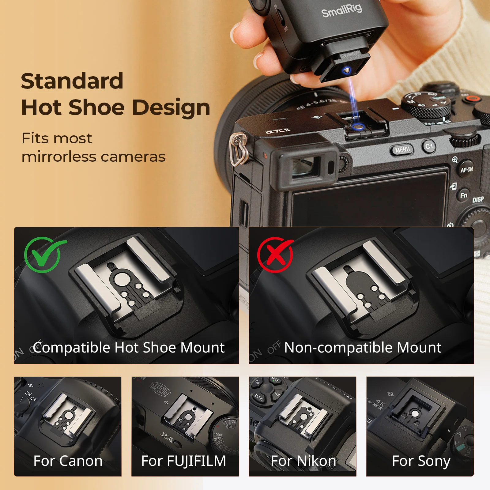 Speedlite Flash External - Flash Externo Mini SmallRig 5883 con