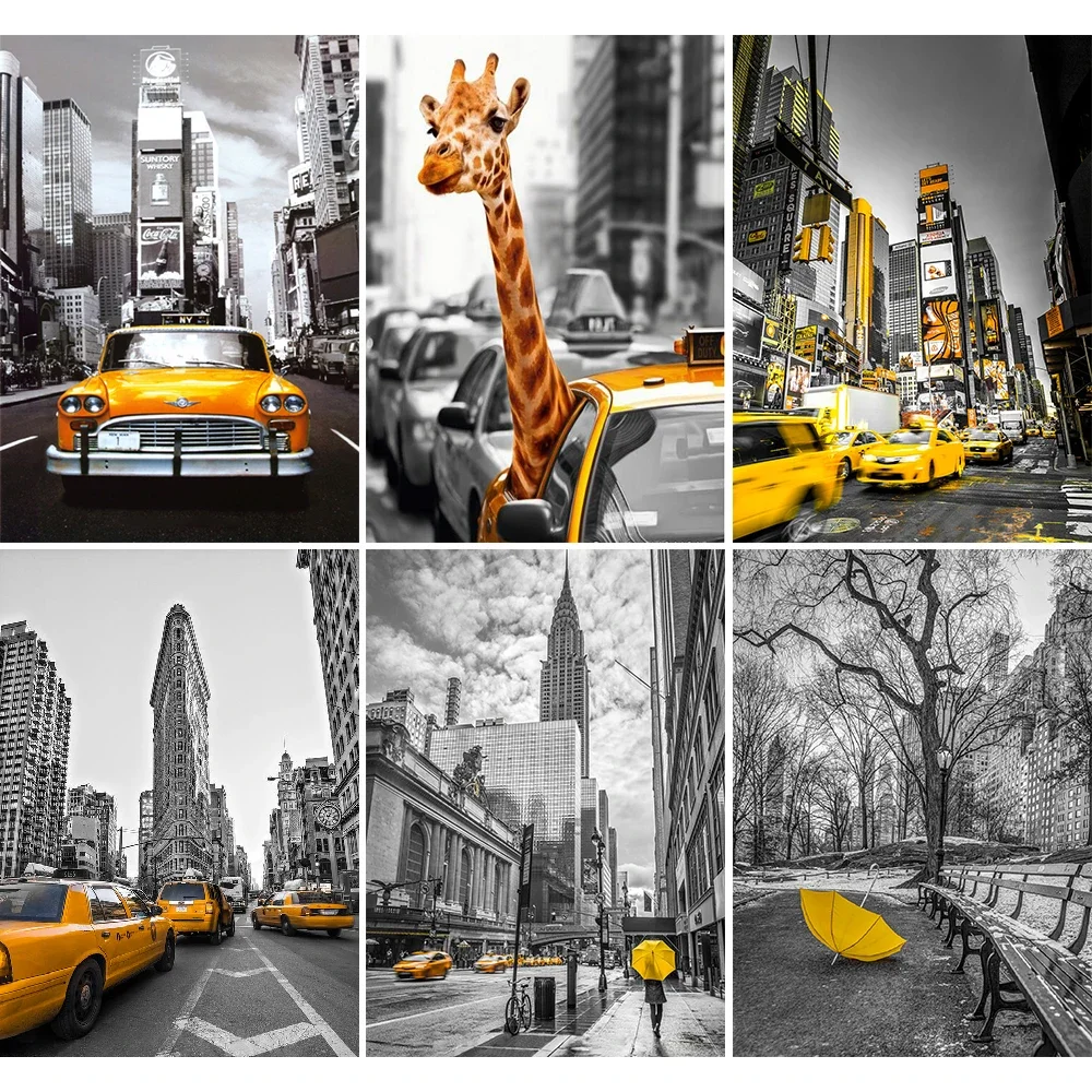 Photography New York - Bordado de diamantes 5D Diy, imagen