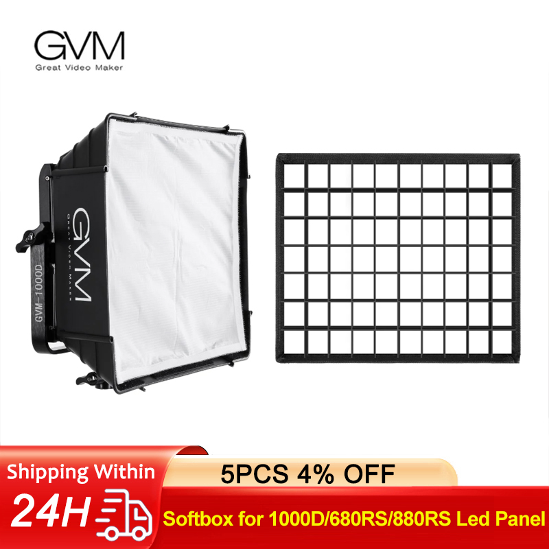 Video Led Light Panel - Difusor Softbox GVM para Paneles de