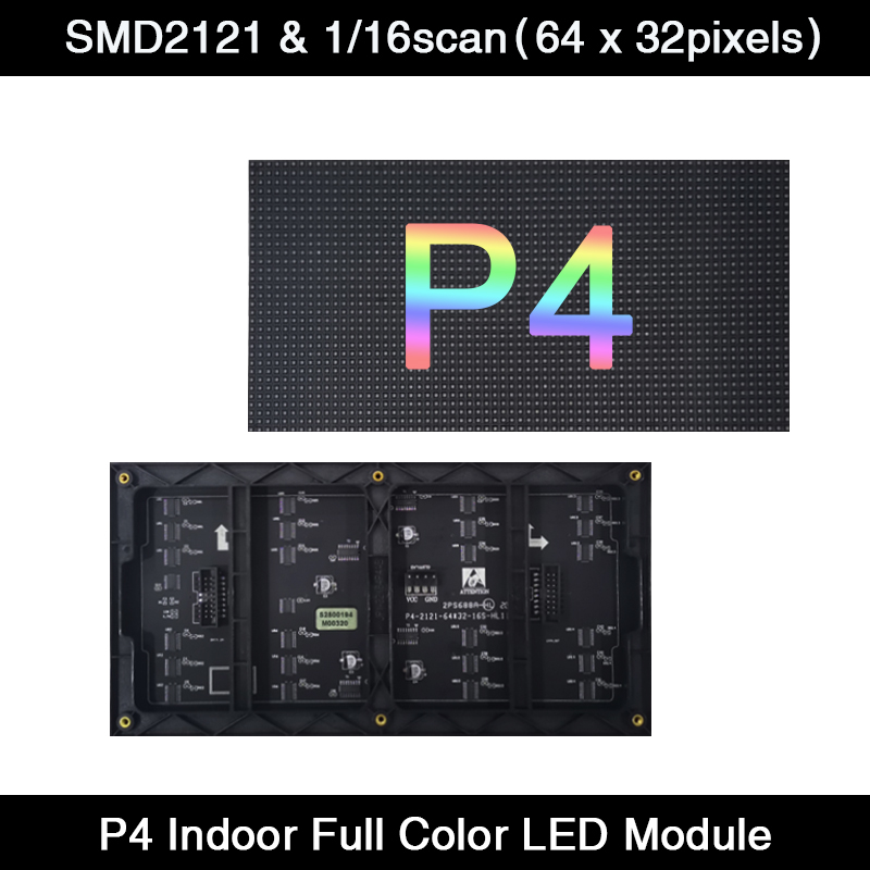 Video Led Light Panel - AiminRui alta resolución P4 interior 1/16