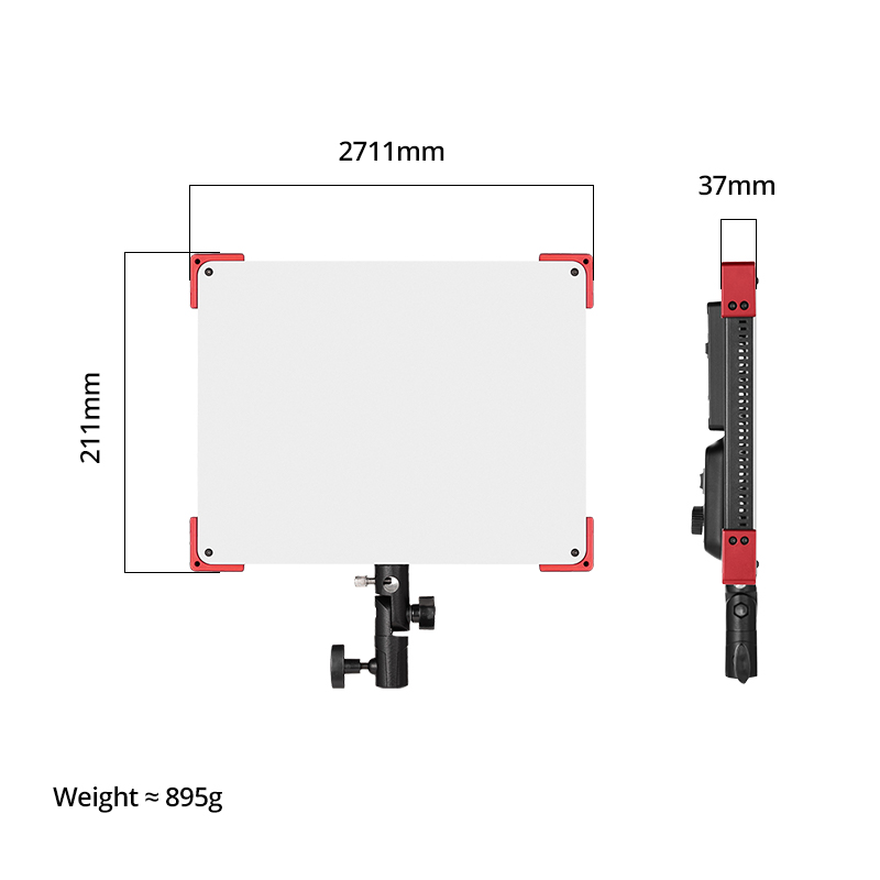 AMBITFUL LEDP60C Panel de luz  - Video Led Light Panel reseña y precio