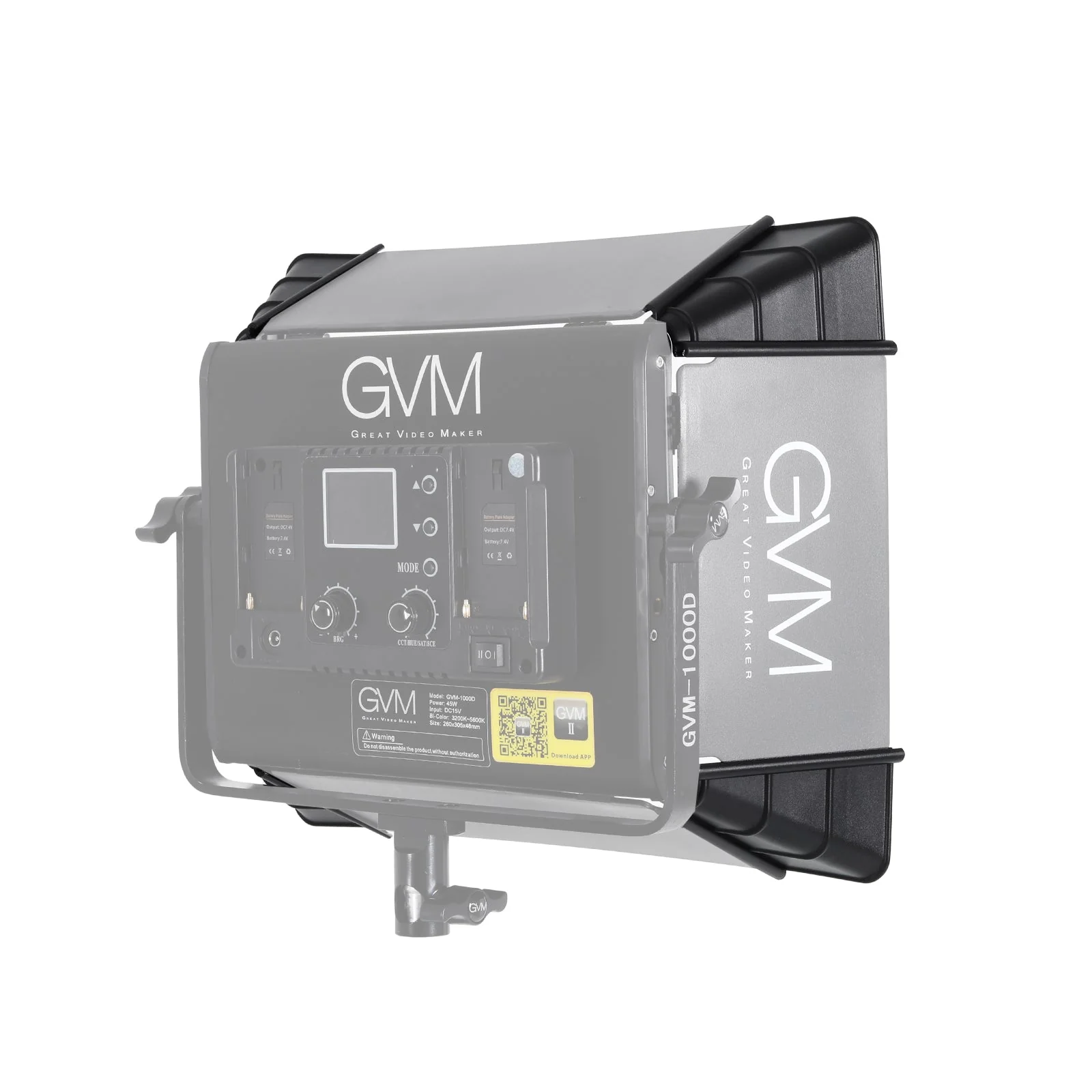 Difusor Softbox GVM para Panel - Video Led Light Panel reseña y precio