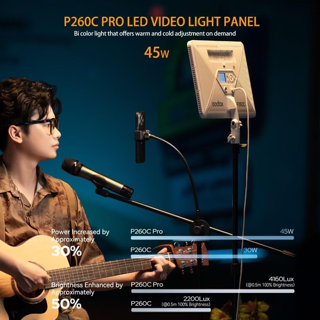 Godox P260C Pro Panel de luz L - Video Led Light Panel reseña y precio