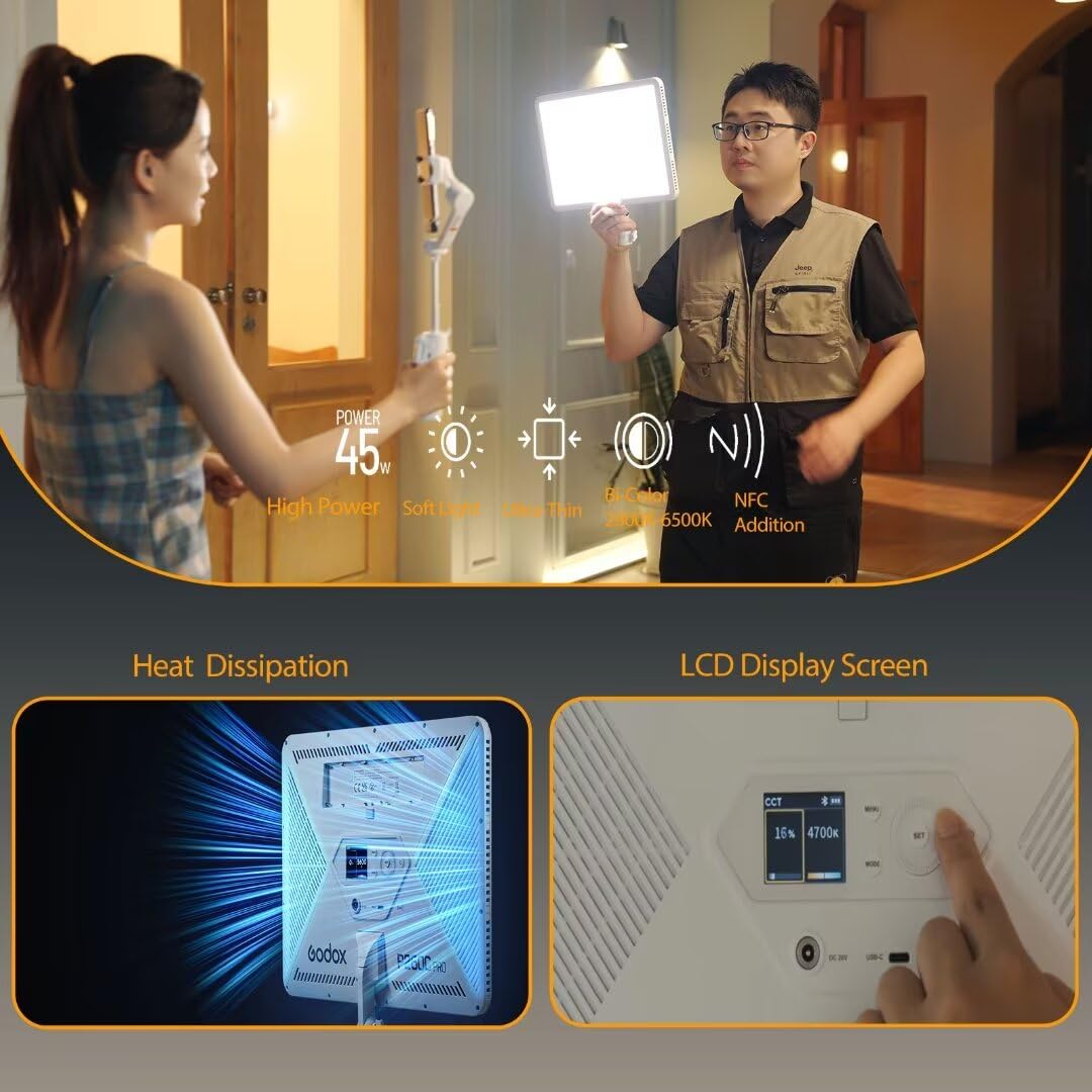 Godox P260C Pro Panel de luz L - Video Led Light Panel reseña y precio