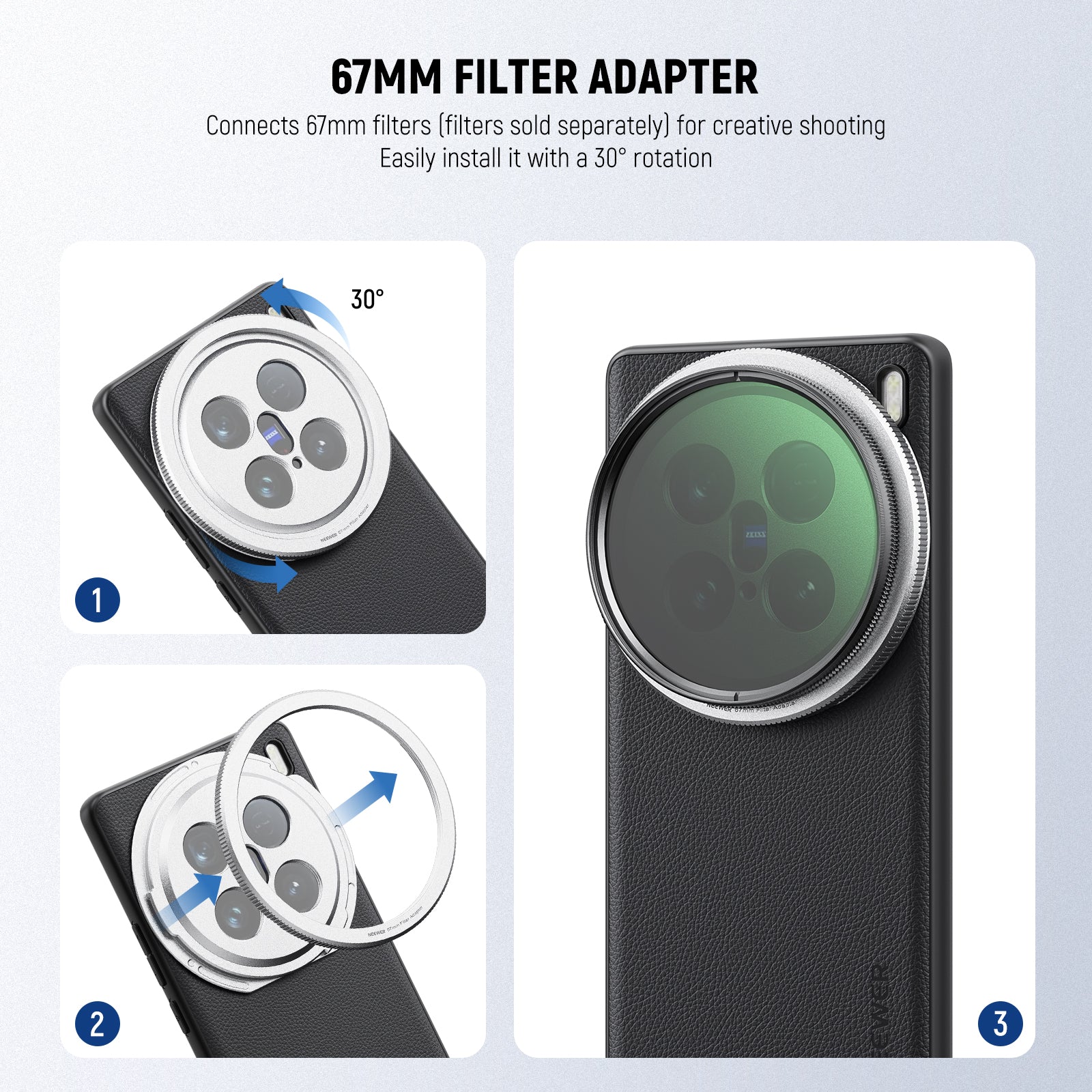 Funda protectora para teléfono - Photography Kit Vivo X300 Pro reseña y precio