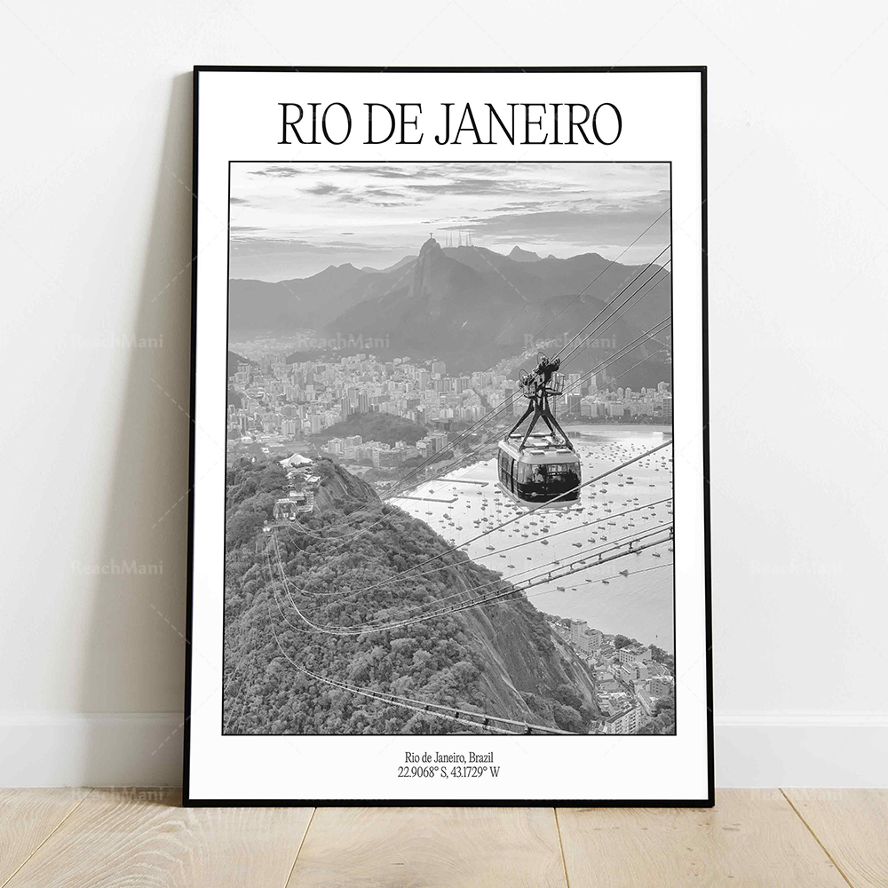 Póster de viaje en blanco y ne - Photography New York reseña y precio