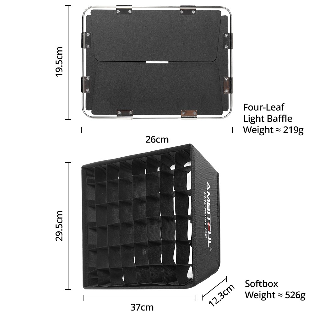 AMBITFUL-Panel de vídeo LED P3 - Video Led Light Panel reseña y precio