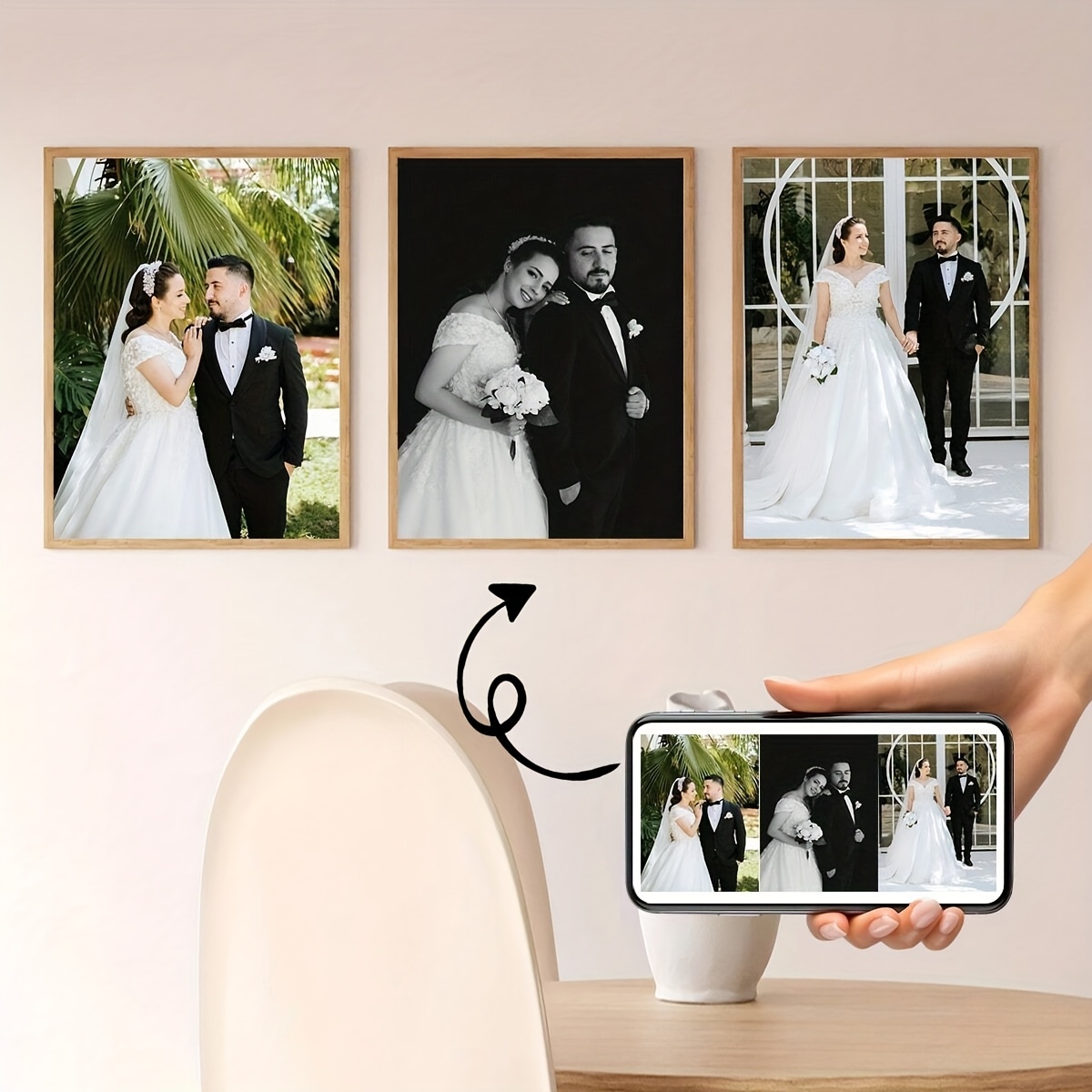 3 unids/set de póster de lienz - Photography Interior reseña y precio