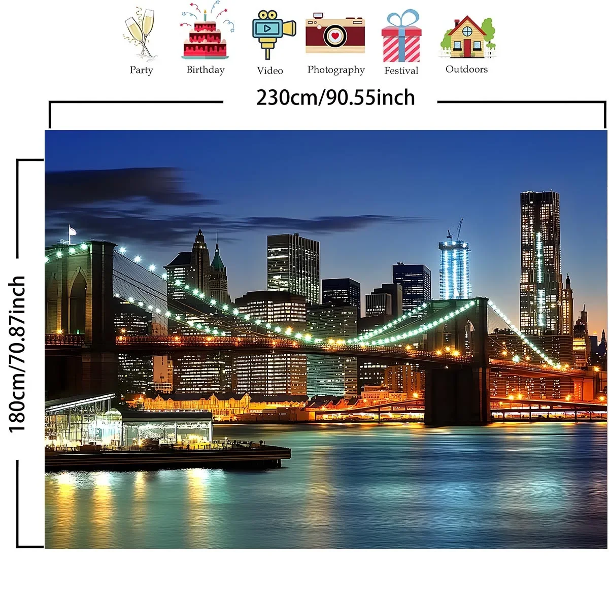 1 fondo de explosión de la ciu - Photography New York reseña y precio